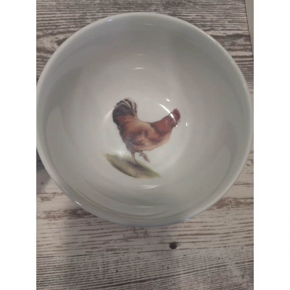 Williams Sonoma Rooster Coupe Cereal Bowl 5.5 Inch Discontinued